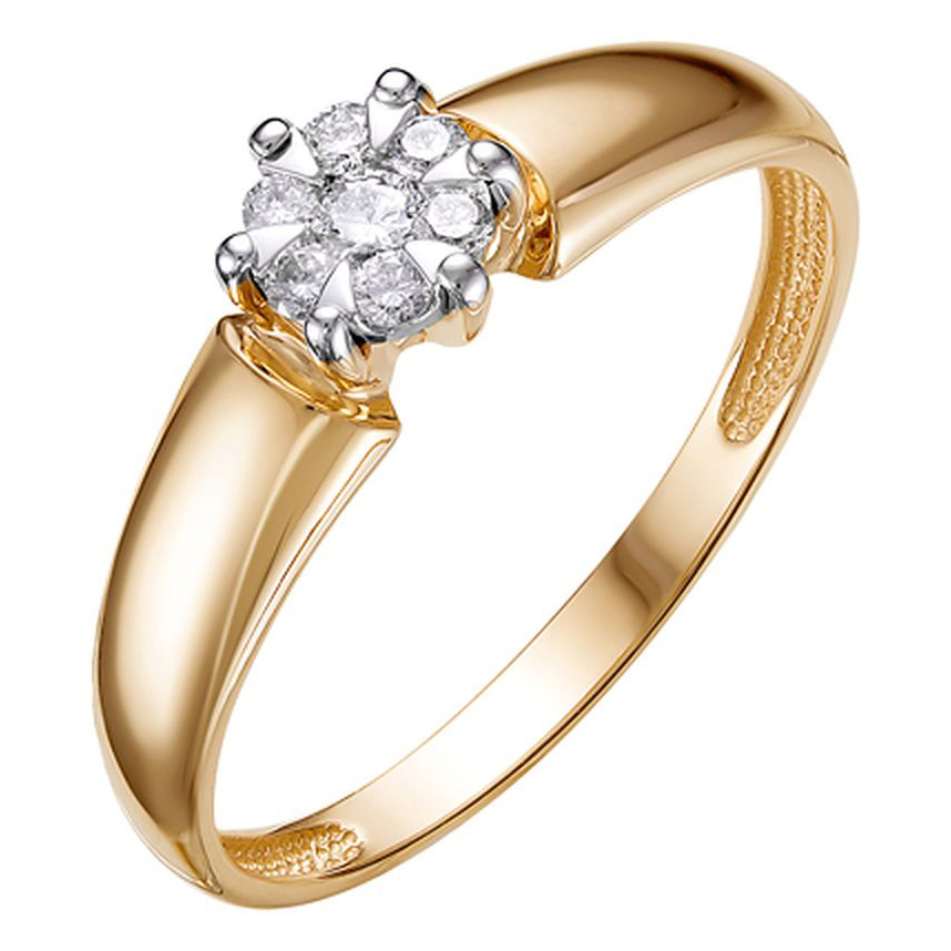 Кольцо, золото, бриллиант, К112-5535